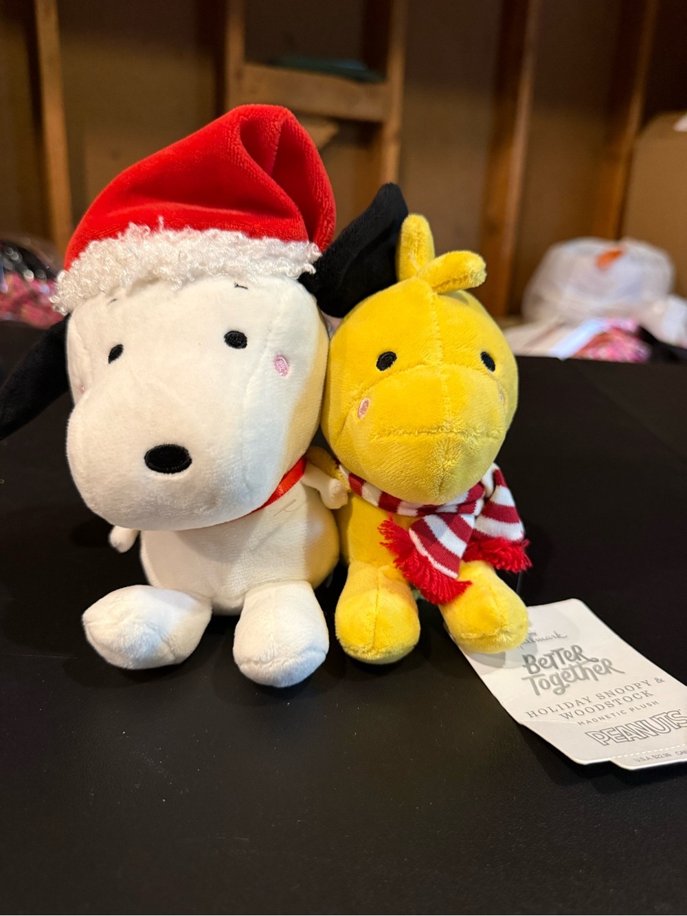 Hallmark Peanuts Snoopy & Woodstock Plush - White, Yellow, Red